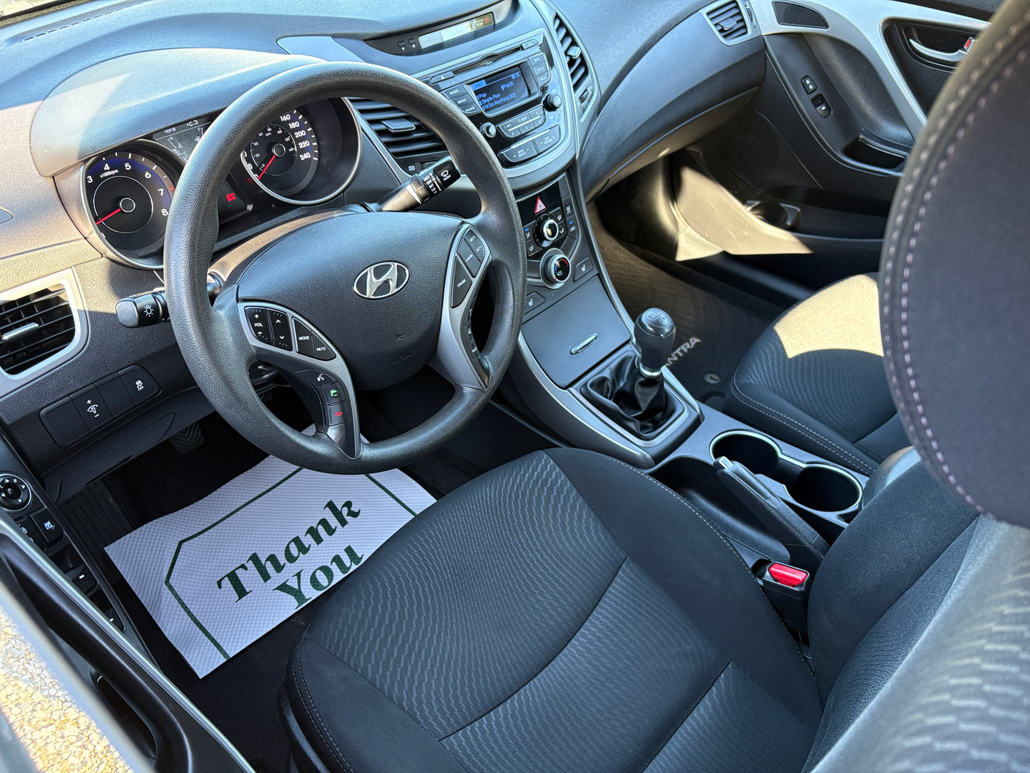 2015 Hyundai Elantra GL -6SPD A/C Loaded 167,KM -Warranty!