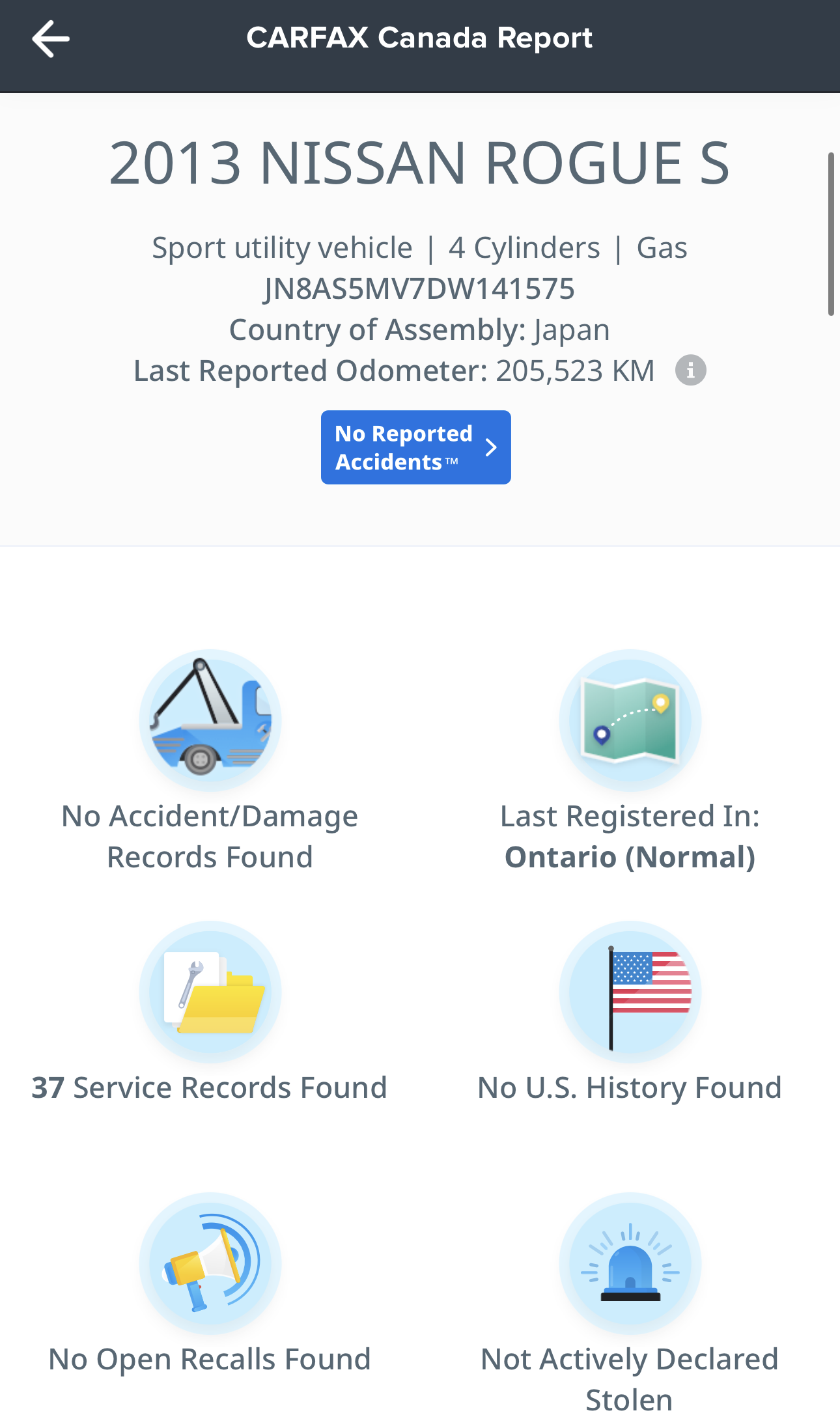 2013 Nissan Rogue SV AWD -Leather Loaded 207,KM -Warranty!