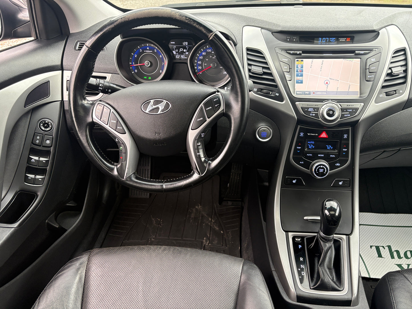 2015 Hyundai Elantra Limited -Auto Leather Fully Loaded 102,KM -Warranty!