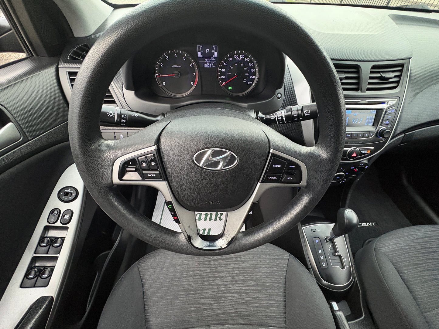 2016 Hyundai Accent GL -Auto A/C Loaded 168,km -Warranty!