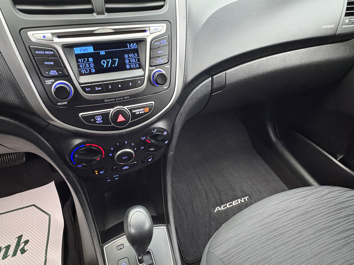 2016 Hyundai Accent GL -Auto A/C Loaded 168,km -Warranty!