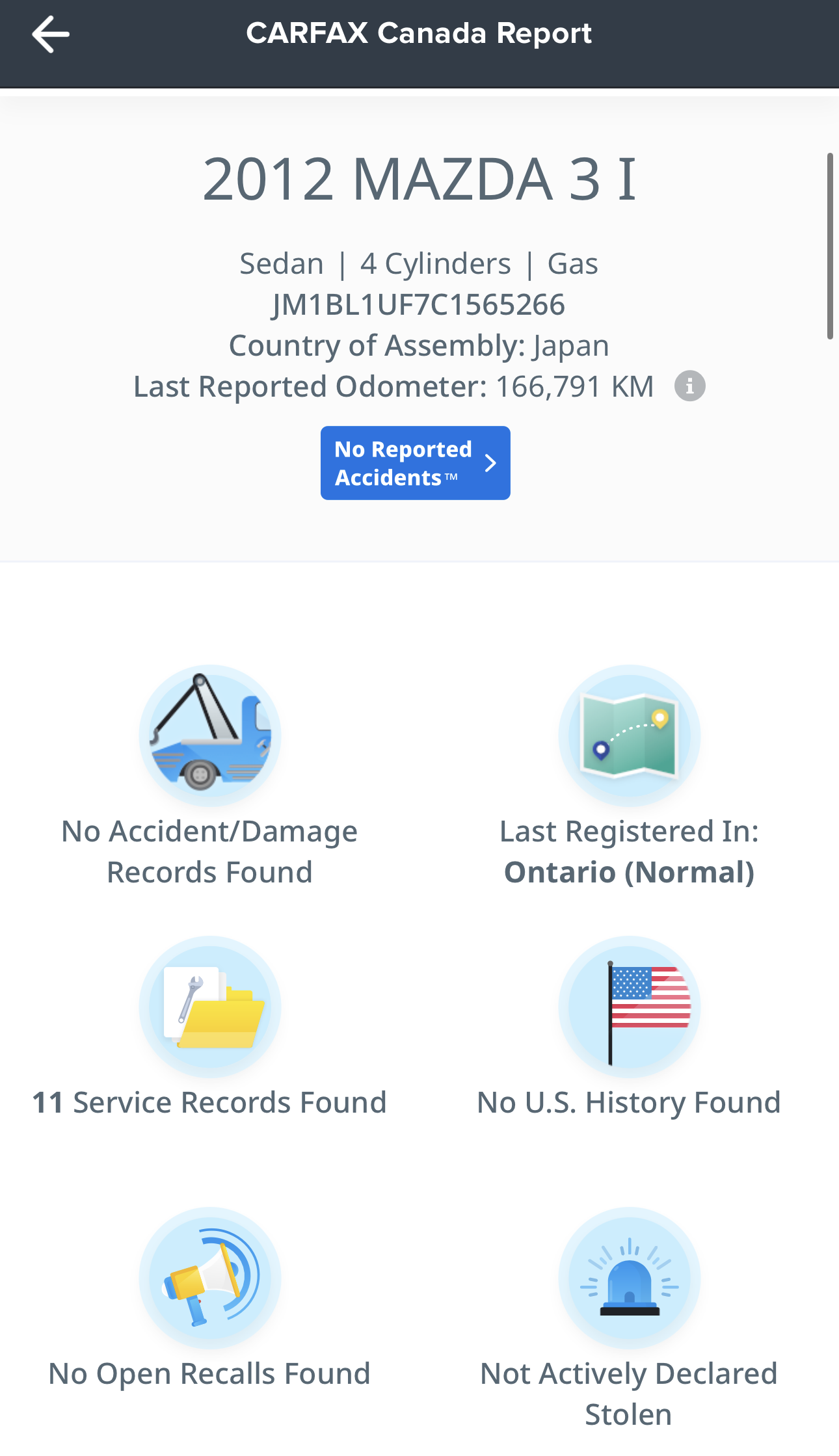 2012 Mazda Mazda3 GX -Manual Loaded 175,KM -Warranty!