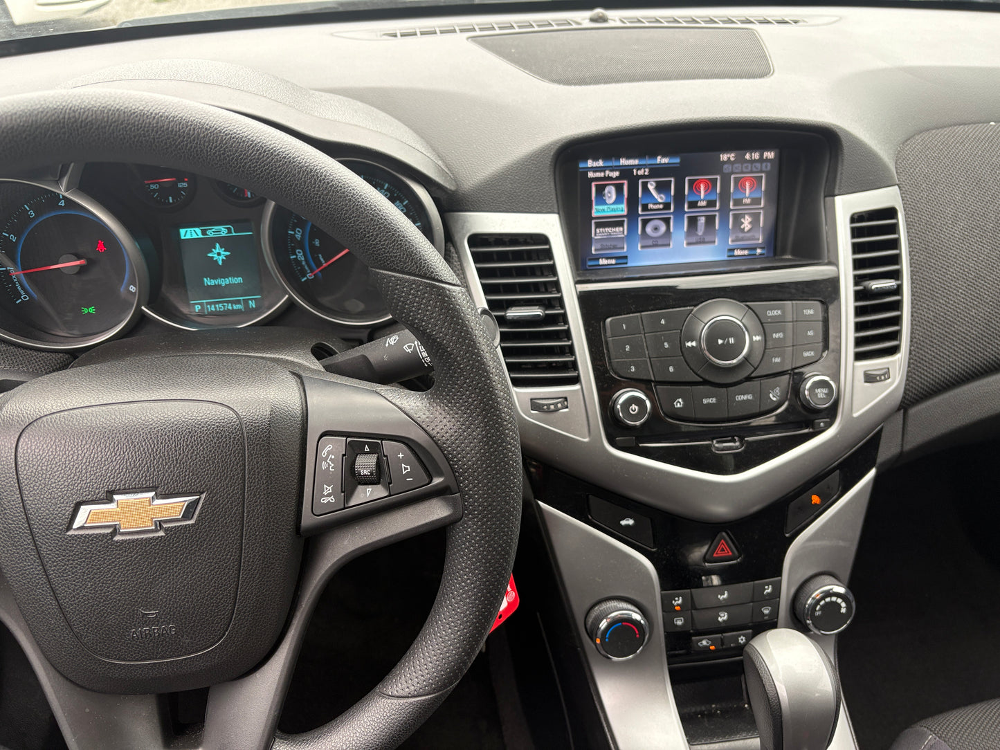 2015 Chevrolet Cruze LT Auto Loaded 141,KM!