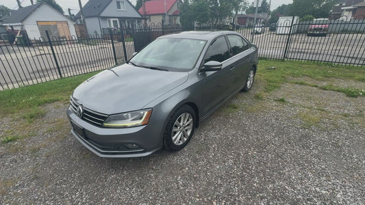 2017 VW Jetta 1.4 TSI Wolfburg Ed. -5spd. A/C Loaded 200,KM!